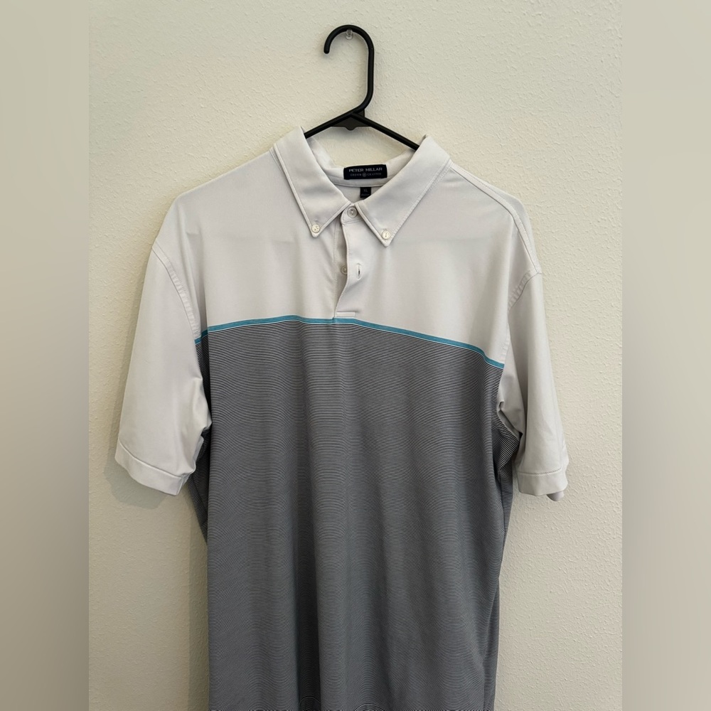 Men’s size XL, Peter Millar performance Golf polo